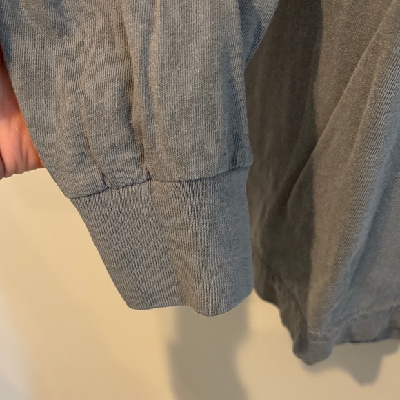 BNWT Comfort Colors Men's Charcoal Long Sleeve Tee - Picture 4 of 5